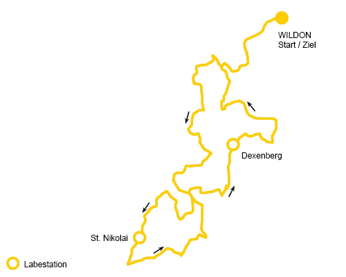 Mountainbike Strecke D - Wildoner Radmarathon Mountainbike Strecke D - Wildoner Radmarathon